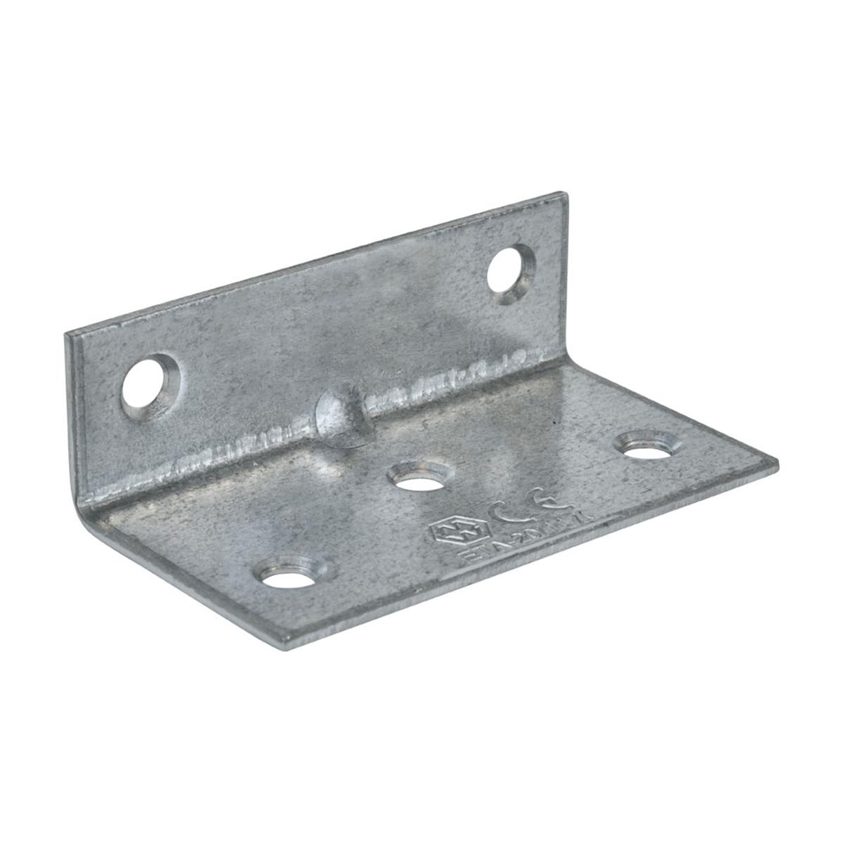 Versterkingshoek - 75 x 40 x 25 mm - Verzinkt Versterkingshoek - 75 x 40 x 25 mm - Verzinkt