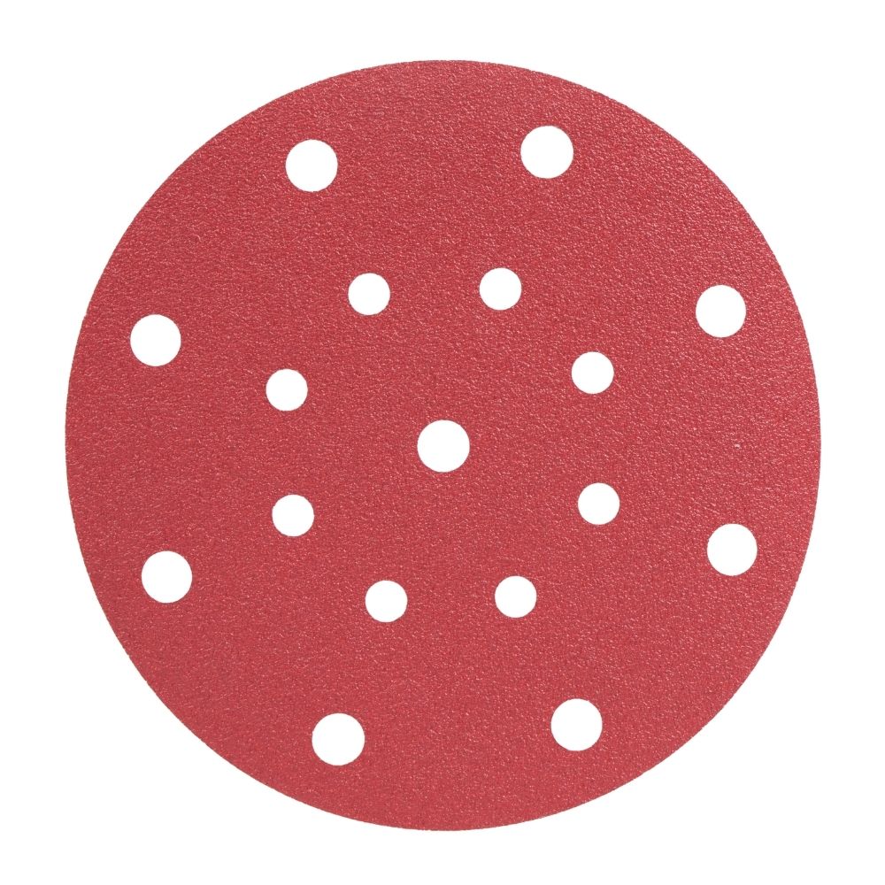 Radix Pro Schuurschijf Klittenband 150mm P80 - 17 gaten (50 stuks)