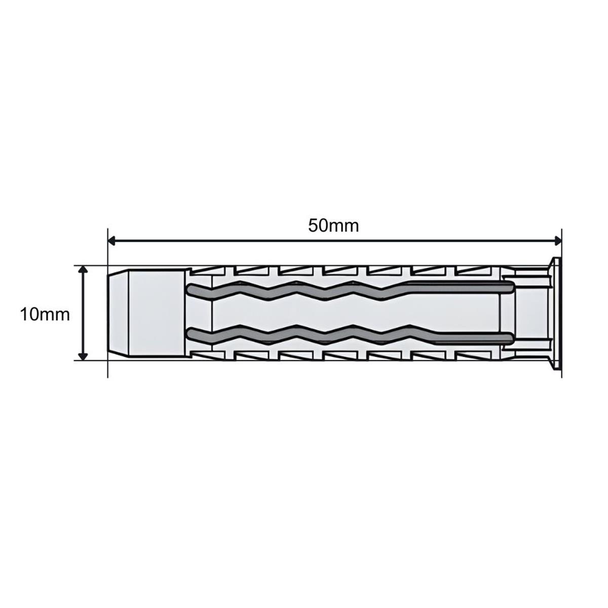 Radix fx Pro nylon pluggen 10 x 50mm | FixMasters