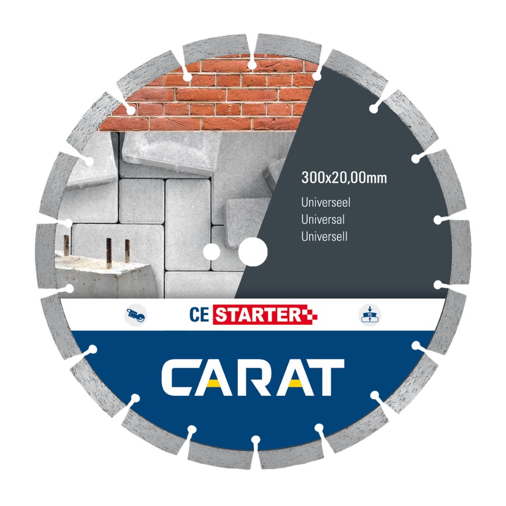 Carat - Diamantzaagblad - Universeel - Ø300 x 20 mm