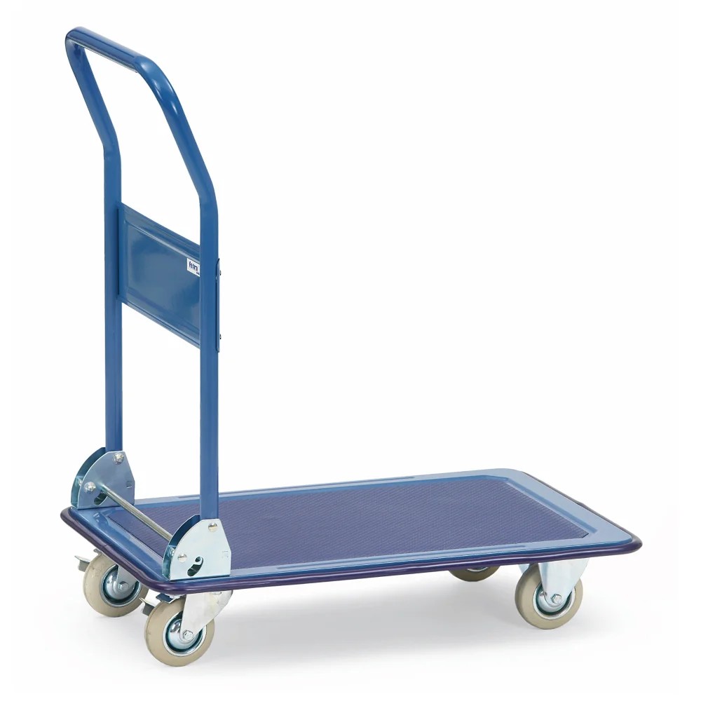 Fetra Magazijnwagen Laadvlak 910 x 610 mm - 250 kg - Klapbare duwbeugel Fetra Magazijnwagen Laadvlak 910 x 610 mm - 250 kg - Klapbare duwbeugel