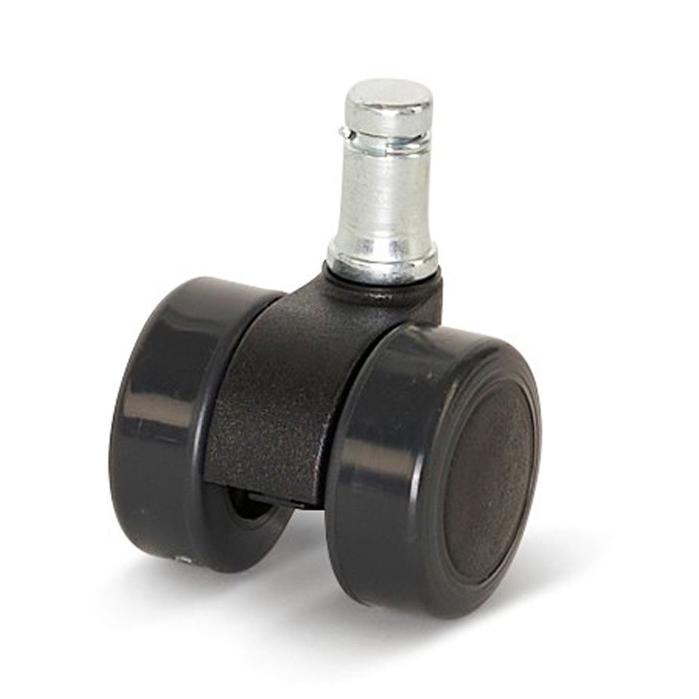 Premium meubelwiel, 36mm, PU met stift 11x20mm Premium meubelwiel, 36mm, PU met stift 11x20mm