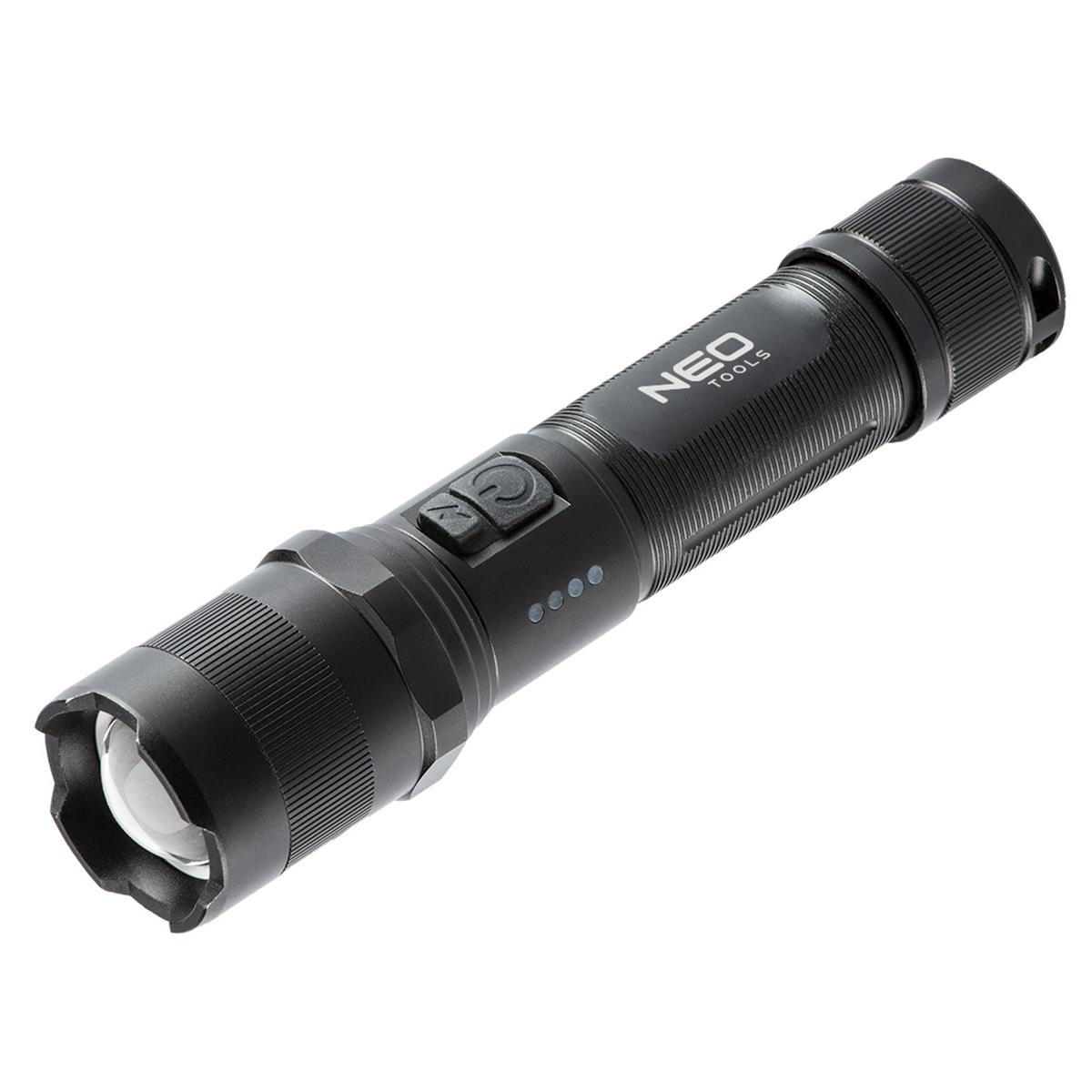 NEO - Zaklamp - OSRAM P9 LED 1000lm op Accu NEO - Zaklamp - OSRAM P9 LED 1000lm op Accu
