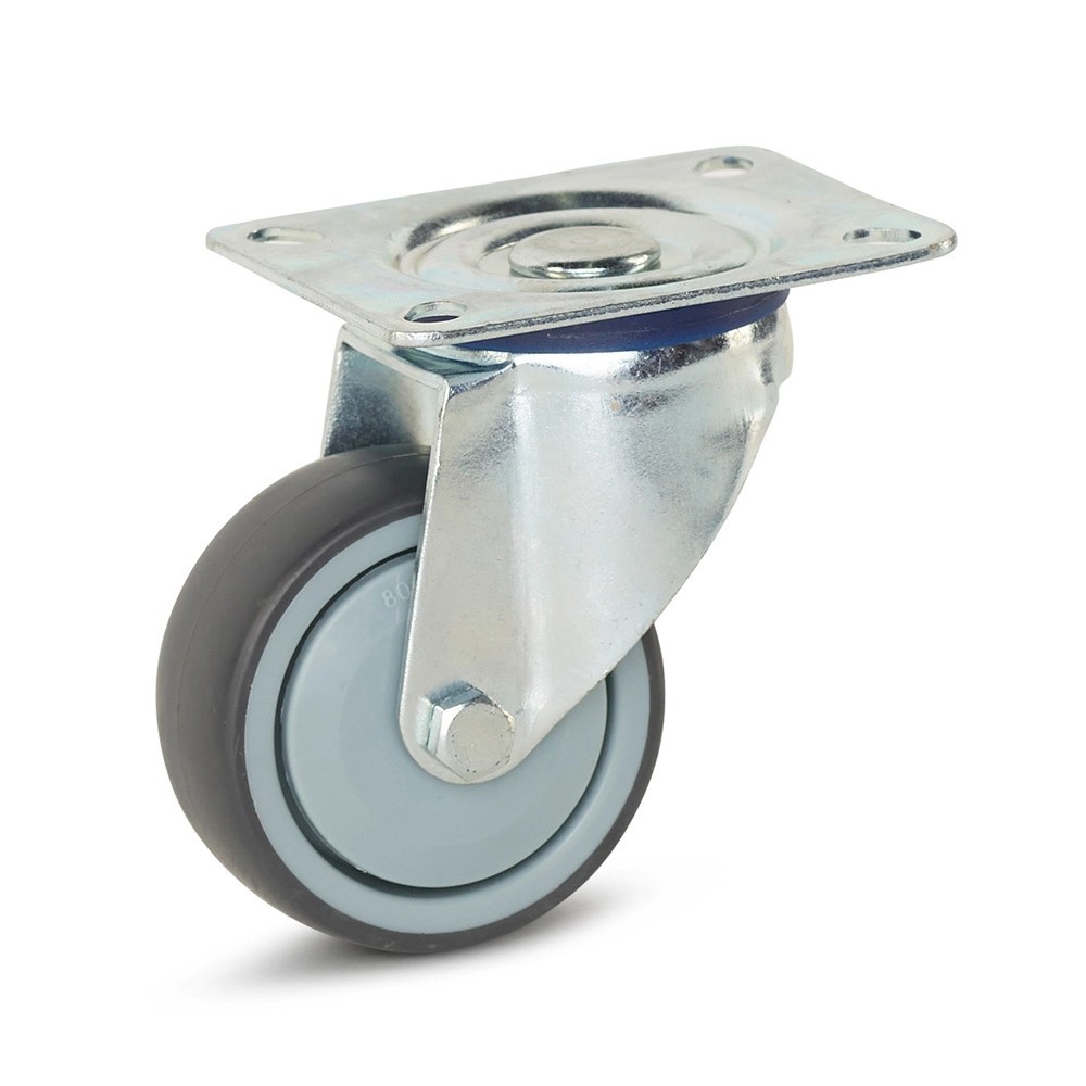 Zwenkwiel apparaat topplaat - 80mm - 80kg draagkracht