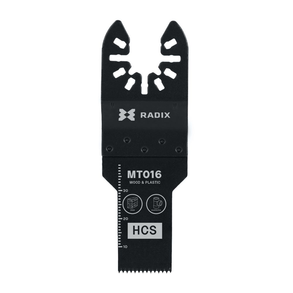 Radix Multitool Zaagblad HCS 40x20mm - 18 TPI - Universele Aansluiting Radix Multitool Zaagblad HCS 40x20mm - 18 TPI - Universele Aansluiting