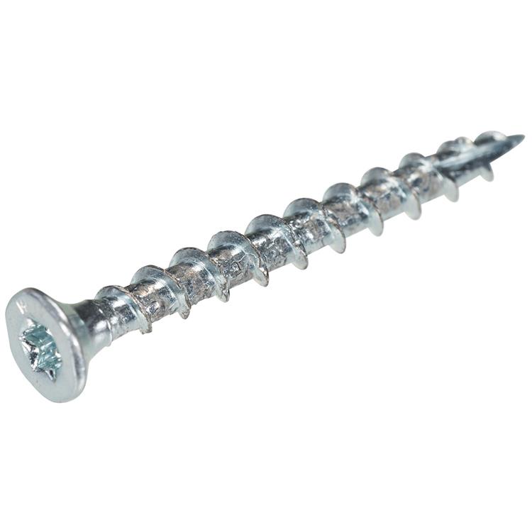 Woodies Ultimate schroeven Torx 10 platkop 3x30mm verzinkt voldraad (200 stuks)