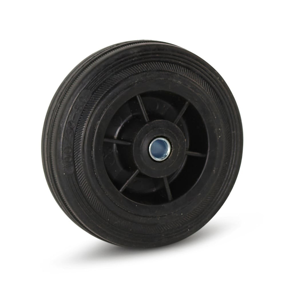 Rubber wiel - 100mm - 100kg Rubber wiel - 100mm - 100kg