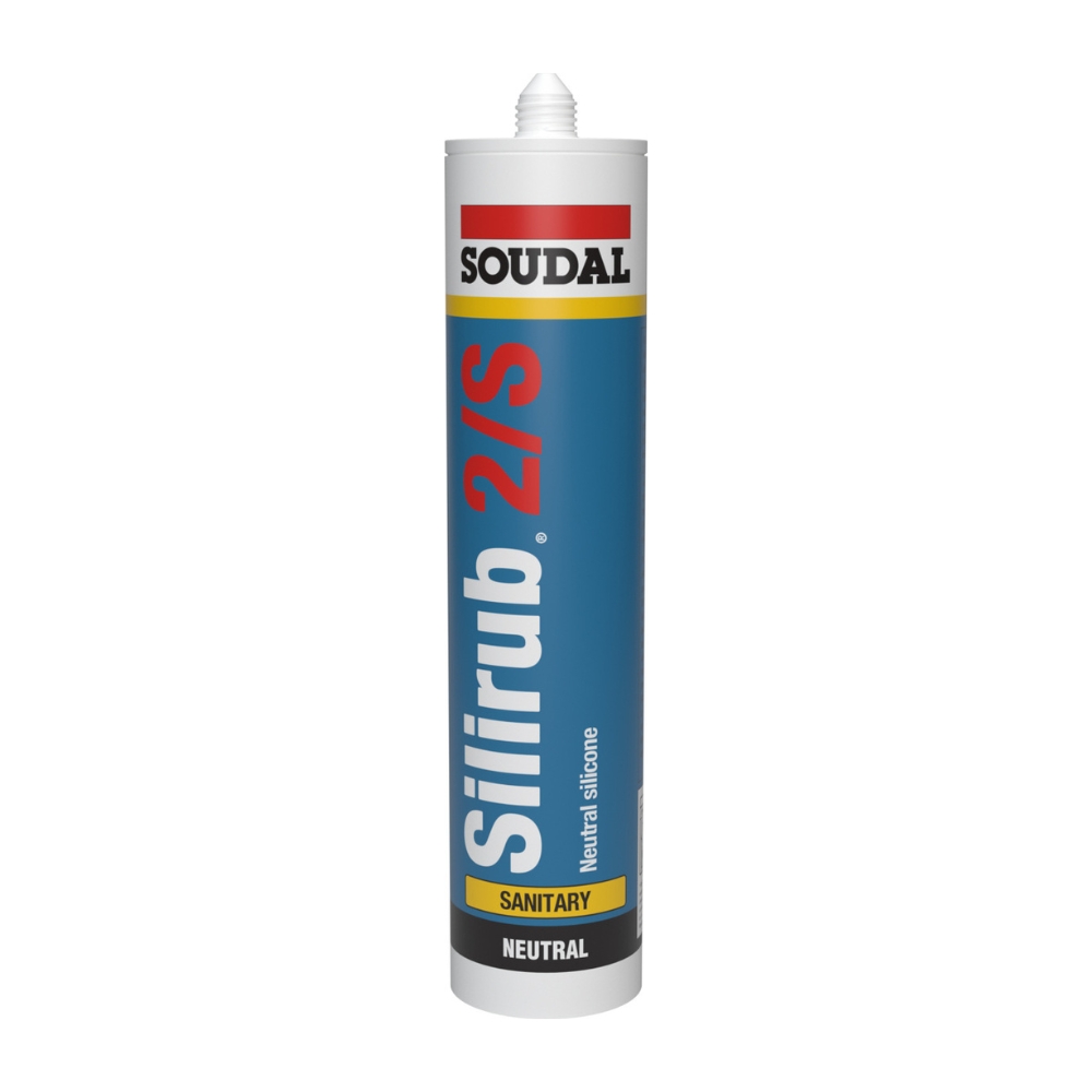 Soudal - Silirub 2s sanitairkit neutraal - Transparant Soudal - Silirub 2s sanitairkit neutraal - Transparant