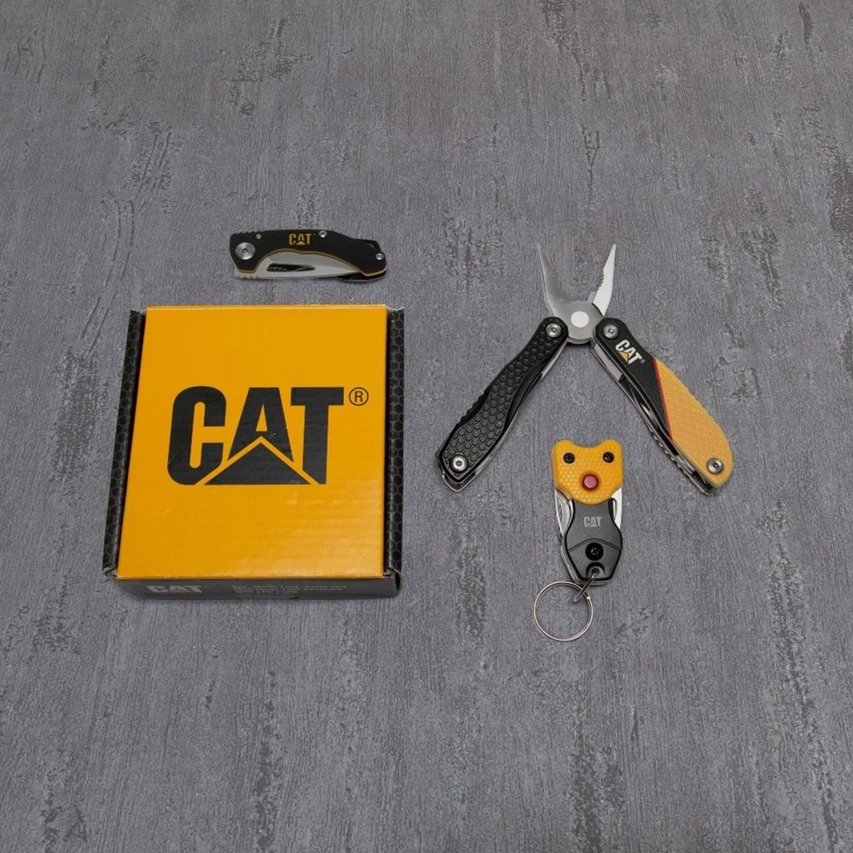 Cat 3-Delige Multitool mes en sleutelhanger geschenkset | FixMasters Cat 3-Delige Multitool mes en sleutelhanger geschenkset | FixMasters