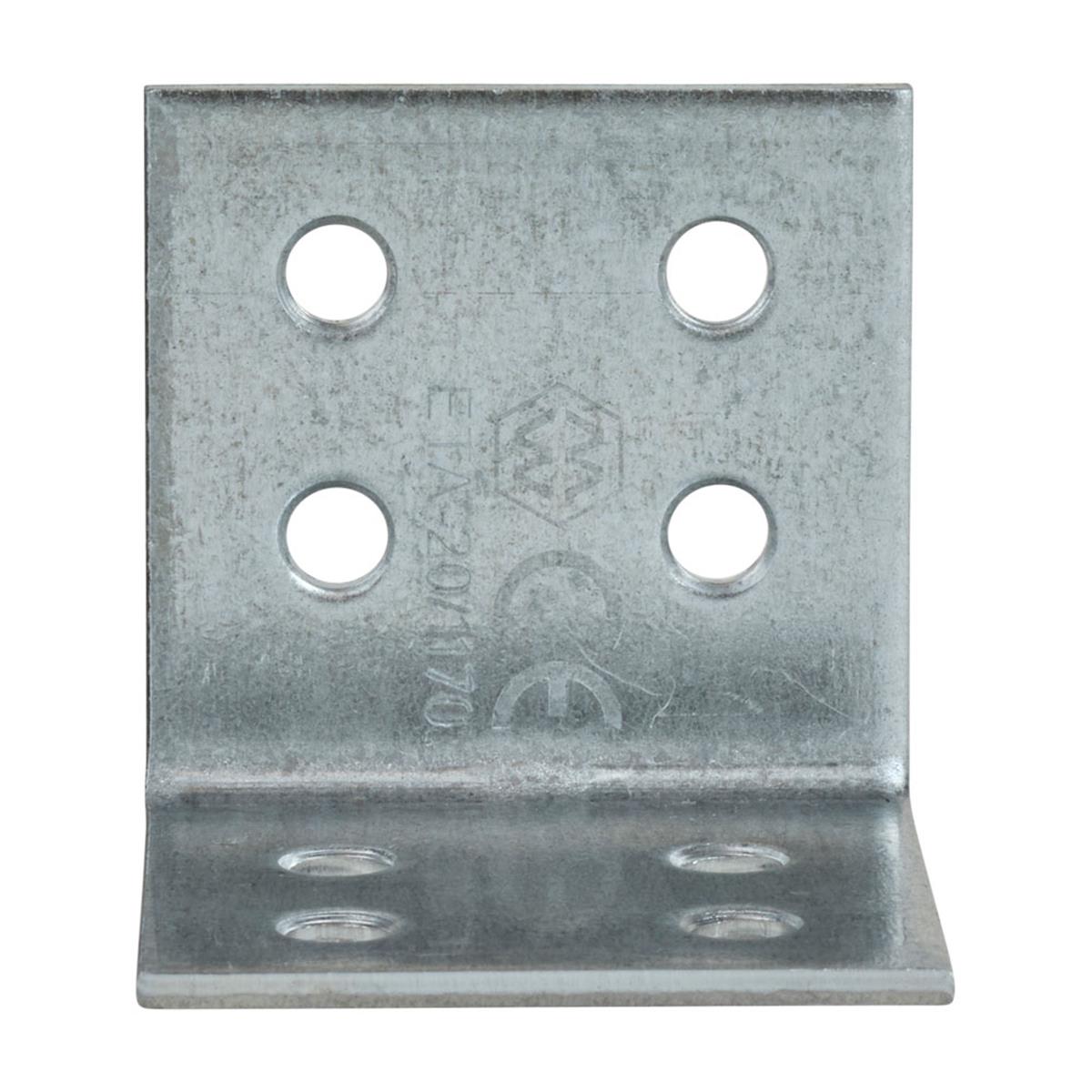 Versterkingshoek 40 x 40 x 40 mm verzinkt | FixMasters