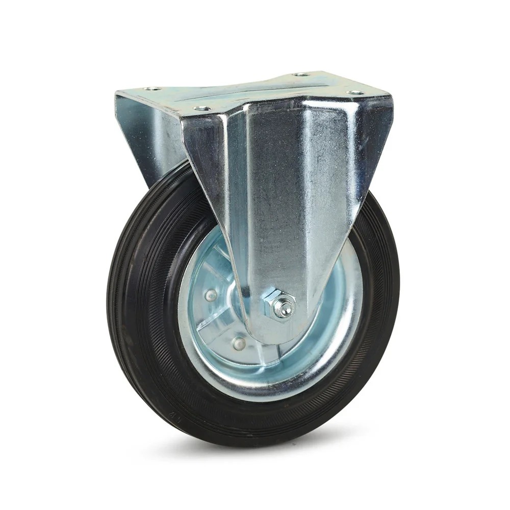 Rubber bokwiel - 200mm - 250kg Rubber bokwiel - 200mm - 250kg