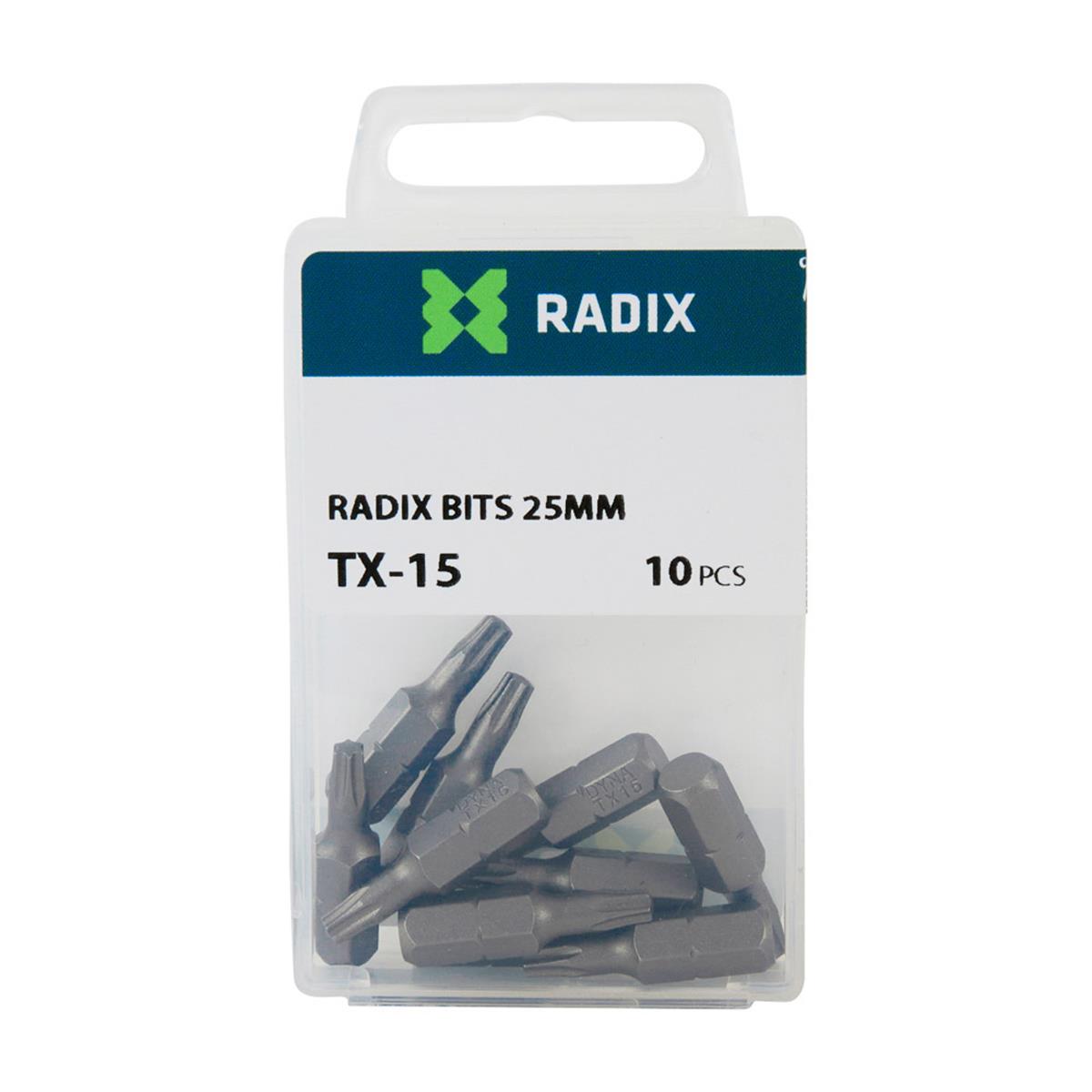 Radix - TX15 Schroefbit Set (10 stuks)