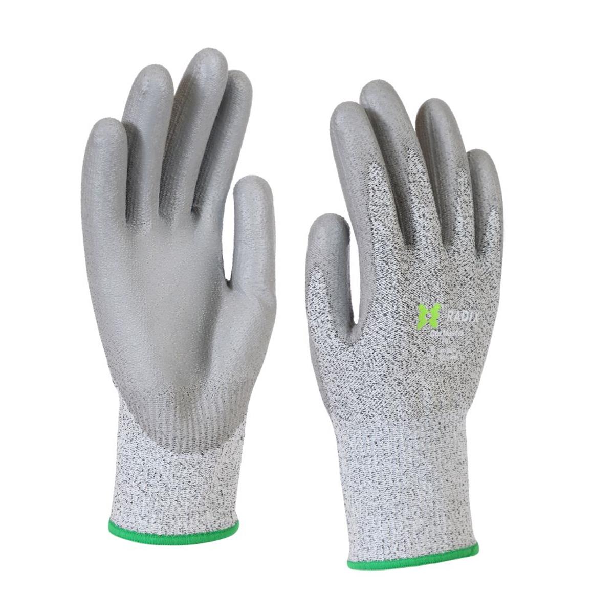 Radix CutMaster - Snijbestendige werkhandschoenen - PU Coating - Grey - M8 / M Radix CutMaster - Snijbestendige werkhandschoenen - PU Coating - Grey - M8 / M