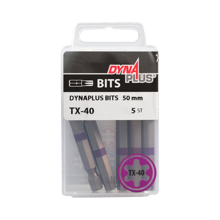 Dynaplus - Torx 40 Schroefbit - 50mm - Paars (5 stuks) Dynaplus - Torx 40 Schroefbit - 50mm - Paars (5 stuks)