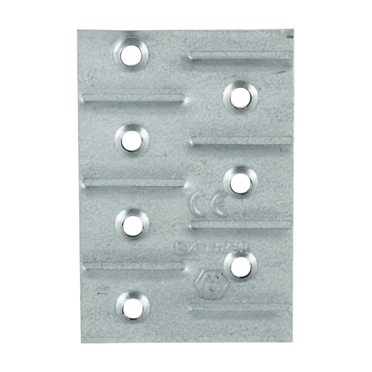 Spijkerplaat - 75 x 50 x 1.00 mm - Verzinkt