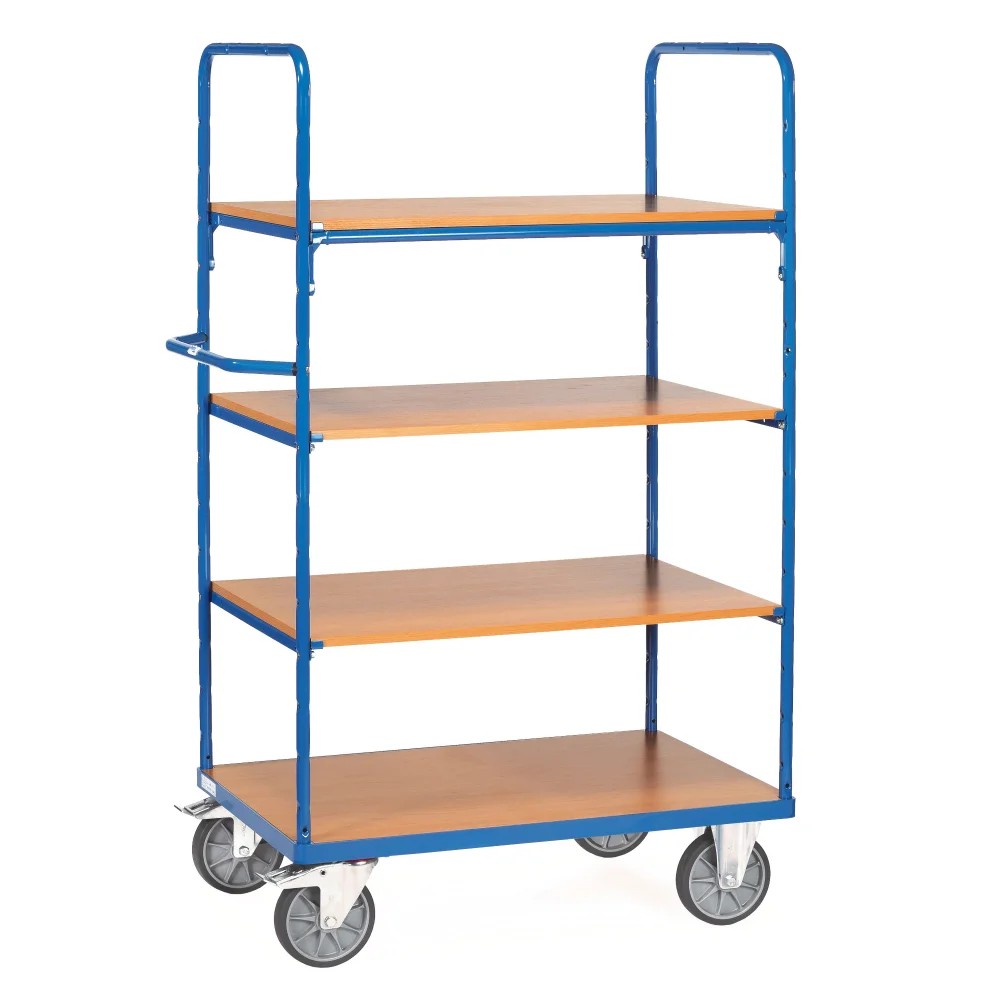 Fetra transportwagen 4 etages 1000x600mm - draagkracht 90kg Fetra transportwagen 4 etages 1000x600mm - draagkracht 90kg