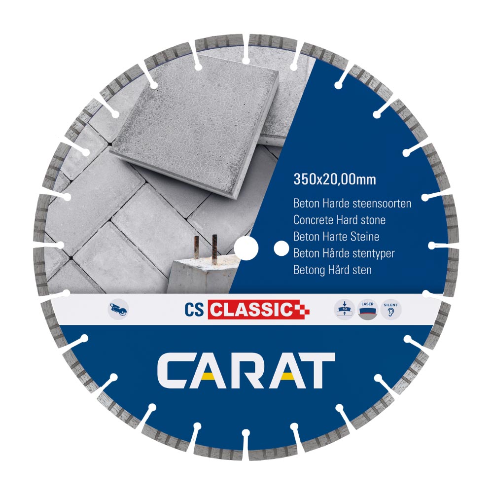 Carat - Diamantzaagblad - Beton - Ø350 x 20 mm Carat - Diamantzaagblad - Beton - Ø350 x 20 mm