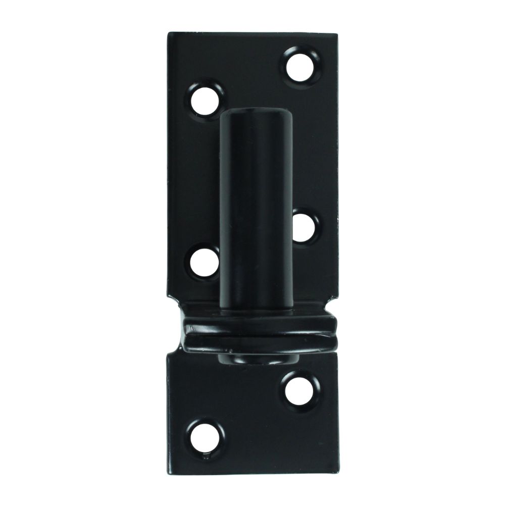 Duimheng plaatduim 16mm - Zwart gepoedercoat