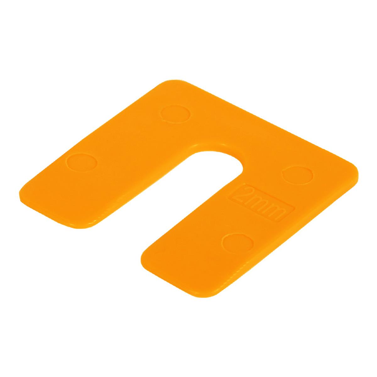 Radix Uitvulplaatjes - 2mm - 50x47mm - Oranje (240 stuks) Volume Verpakking
