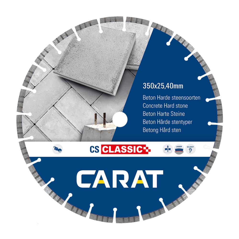 Carat - Diamantzaagblad - Beton - Ø350 x 25,4 mm Carat - Diamantzaagblad - Beton - Ø350 x 25,4 mm