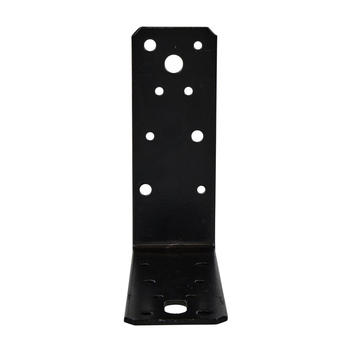 Hoekanker Vlak - 125 x 125 x 46 x 2.5 mm - Zwart gecoat