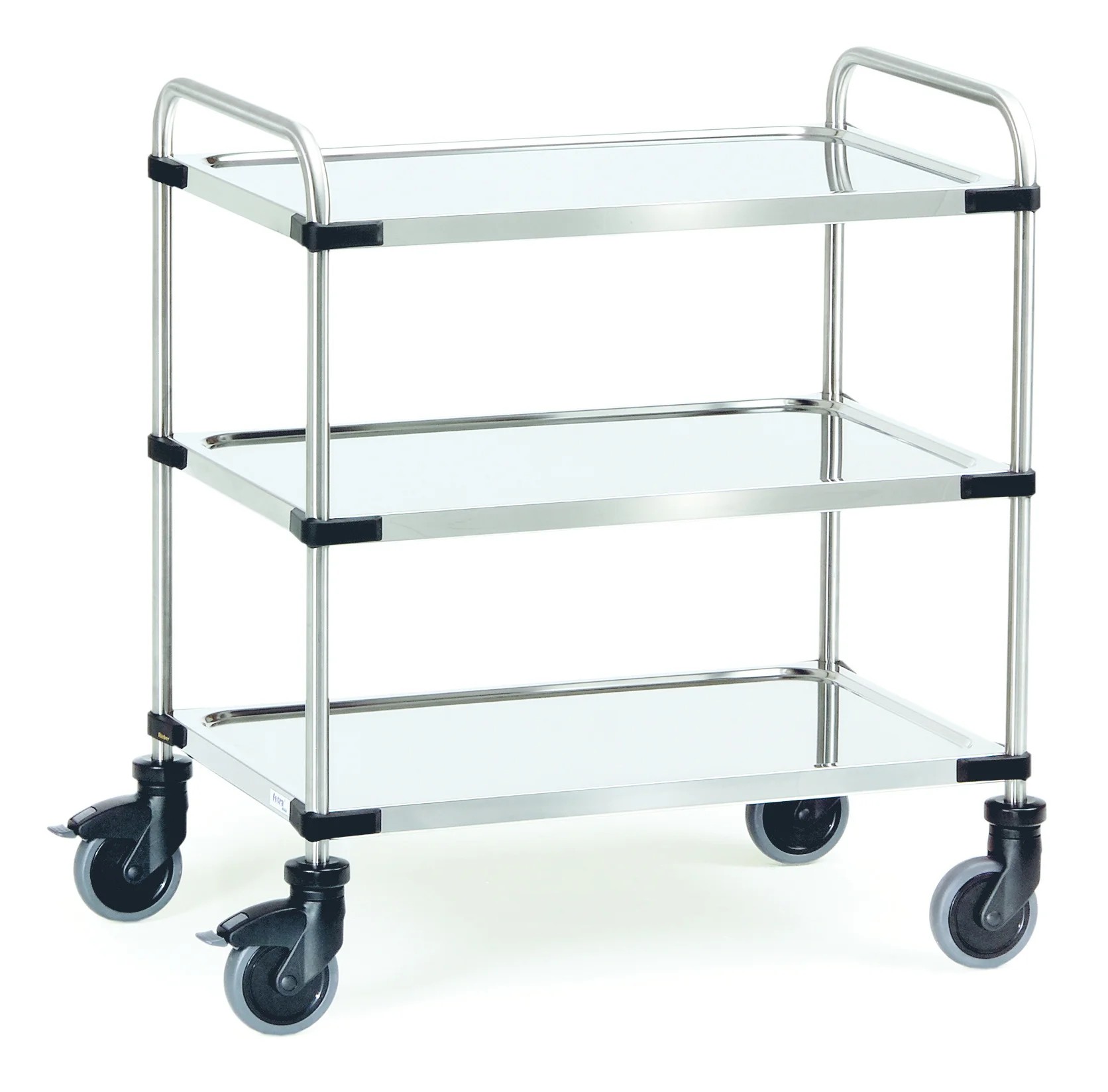 Fetra RVS etagewagen - laadvlak 800 x 500 mm - 80kg per etage