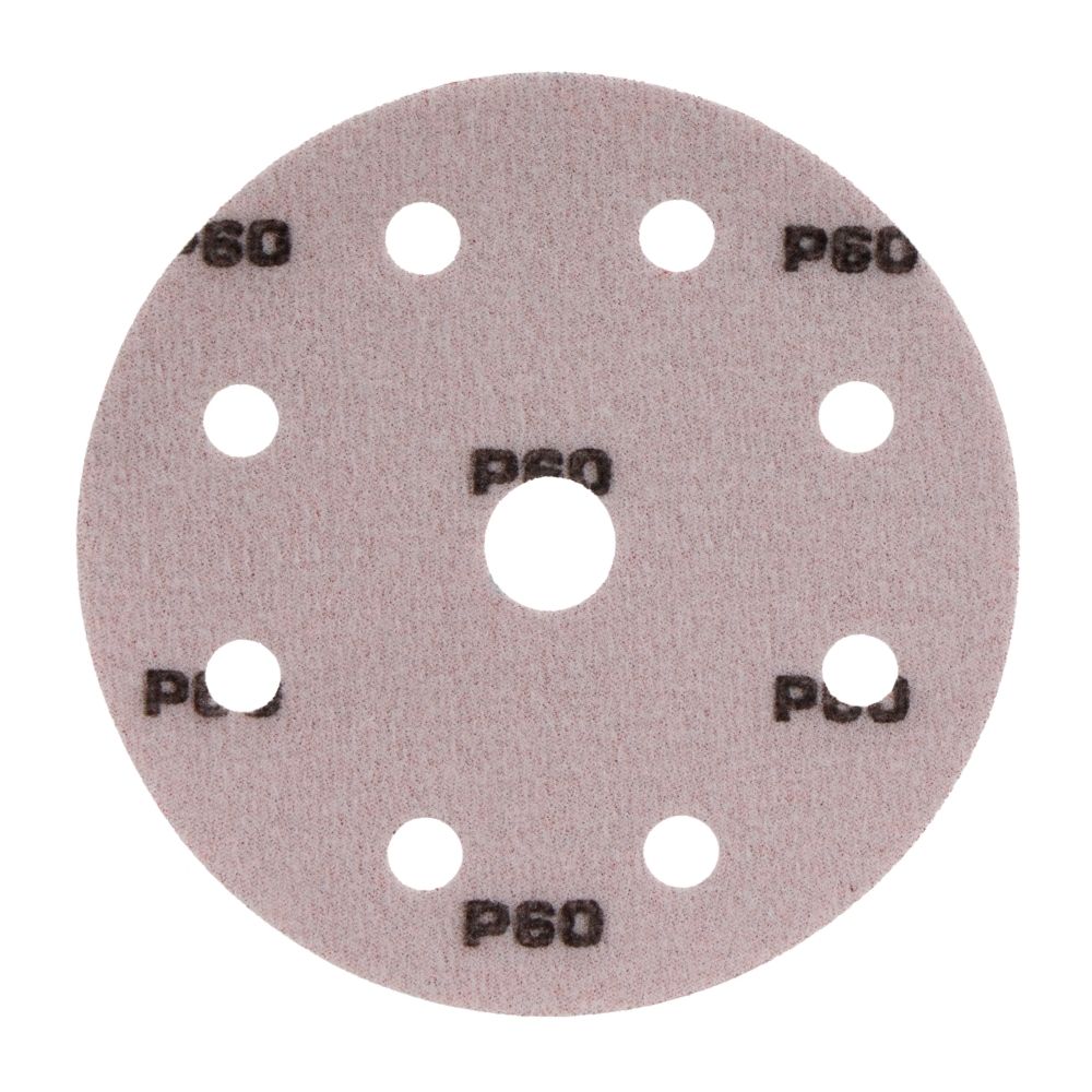 Radix Pro Schuurschijven 125mm P60 Klittenband - 9 Stofgaten - 50 Stuks Radix Pro Schuurschijven 125mm P60 Klittenband - 9 Stofgaten - 50 Stuks