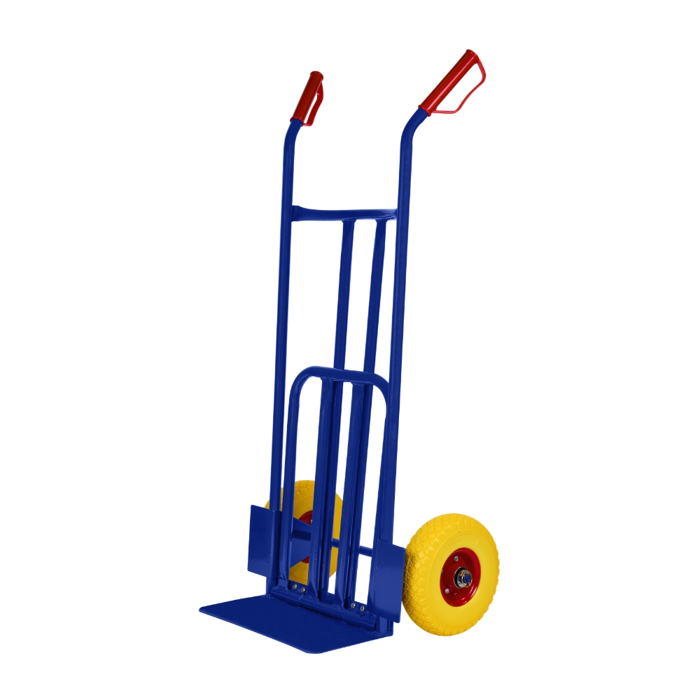 Steekwagen blauw Incl. klep max 200 kg luchtband Rood/zwart | FixMasters Steekwagen blauw Incl. klep max 200 kg luchtband Rood/zwart | FixMasters