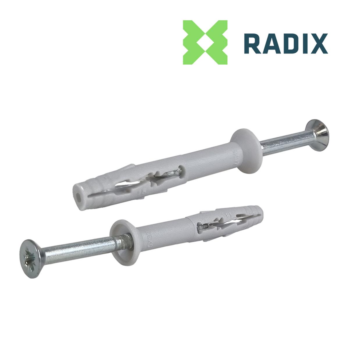 Radix fx Pro Nagelpluggen/slagpluggen verzonken kop 5 x | FixMasters Radix fx Pro Nagelpluggen/slagpluggen verzonken kop 5 x | FixMasters