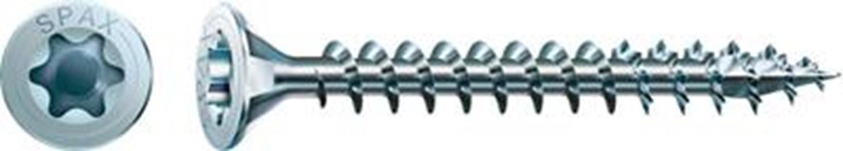 Spax WIROX Spaanplaatschroeven Torx 20 Platkop 4x40mm Voldraad (1000 stuks) Spax WIROX Spaanplaatschroeven Torx 20 Platkop 4x40mm Voldraad (1000 stuks)