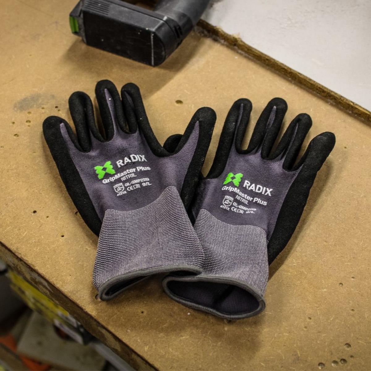Radix gripmaster Plus werkhandschoenen nitril micro foam | FixMasters