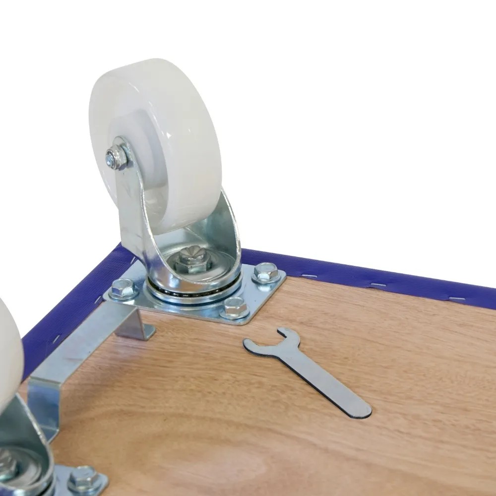 Meubelroller 2 x geremd nylon wiel 600mm x 350mm 400kg | FixMasters