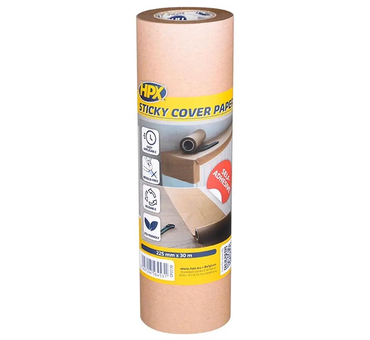 HPX - Zelfklevend afdekpapier - 222mm x 30m HPX - Zelfklevend afdekpapier - 222mm x 30m