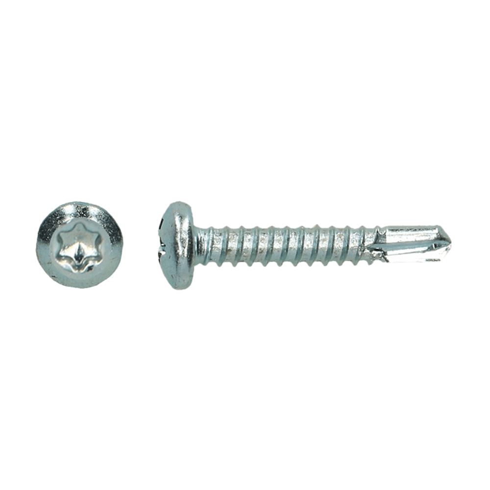 Plaatschroef zelfborend Torx DIN 7504M-T 5,5x25mm verzinkt - 500 stuks Plaatschroef zelfborend Torx DIN 7504M-T 5,5x25mm verzinkt - 500 stuks