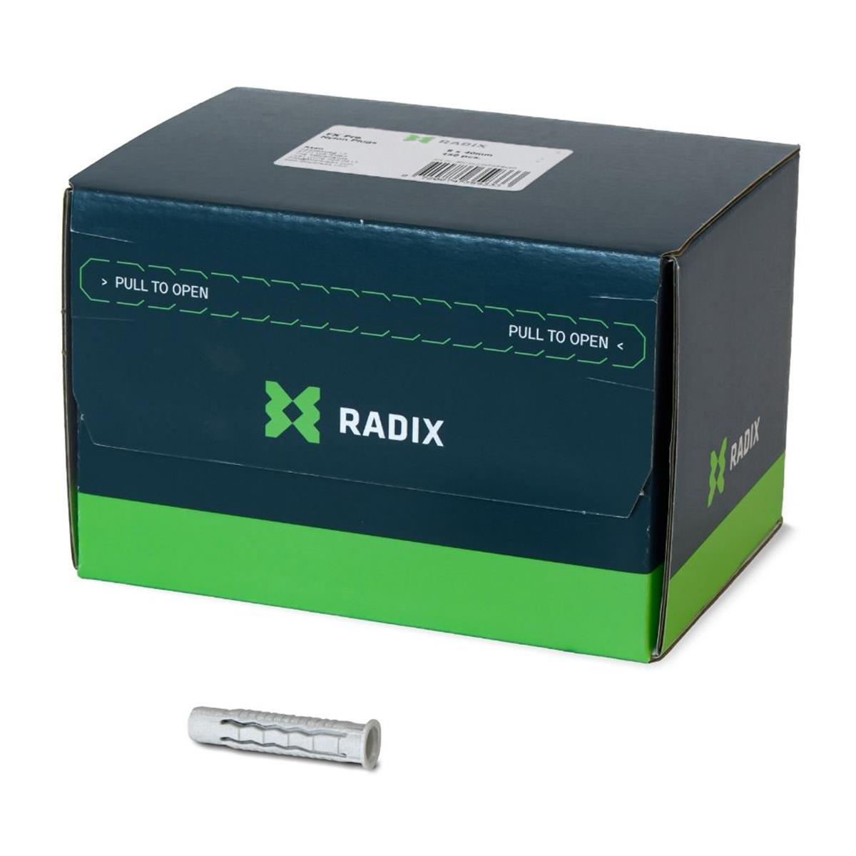 Radix fx Pro nylon pluggen 8 x 40mm | FixMasters