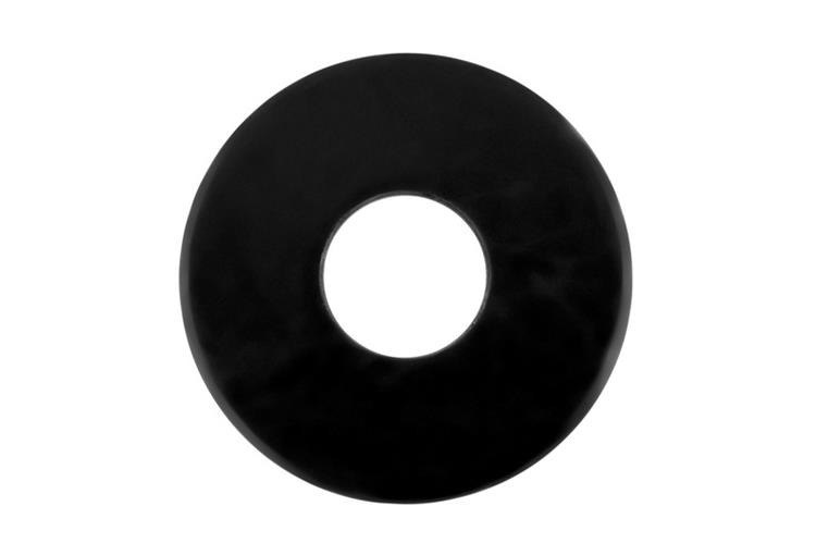 Blackline Carrosseriering M6 DIN9021 - Zwart verzinkt (100 stuks)