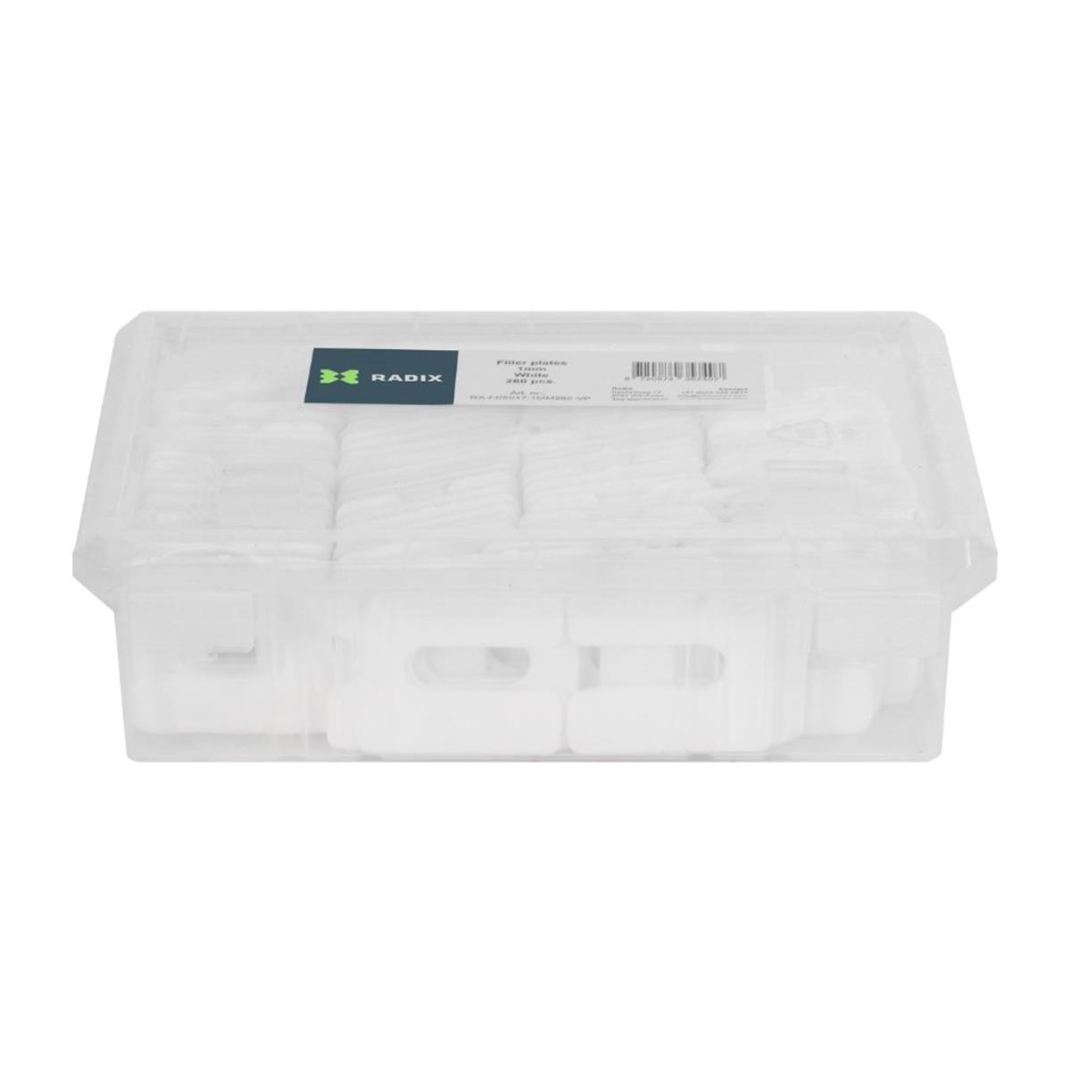 Radix uitvulplaatjes 1mm 50 x 47mm wit | FixMasters Radix uitvulplaatjes 1mm 50 x 47mm wit | FixMasters