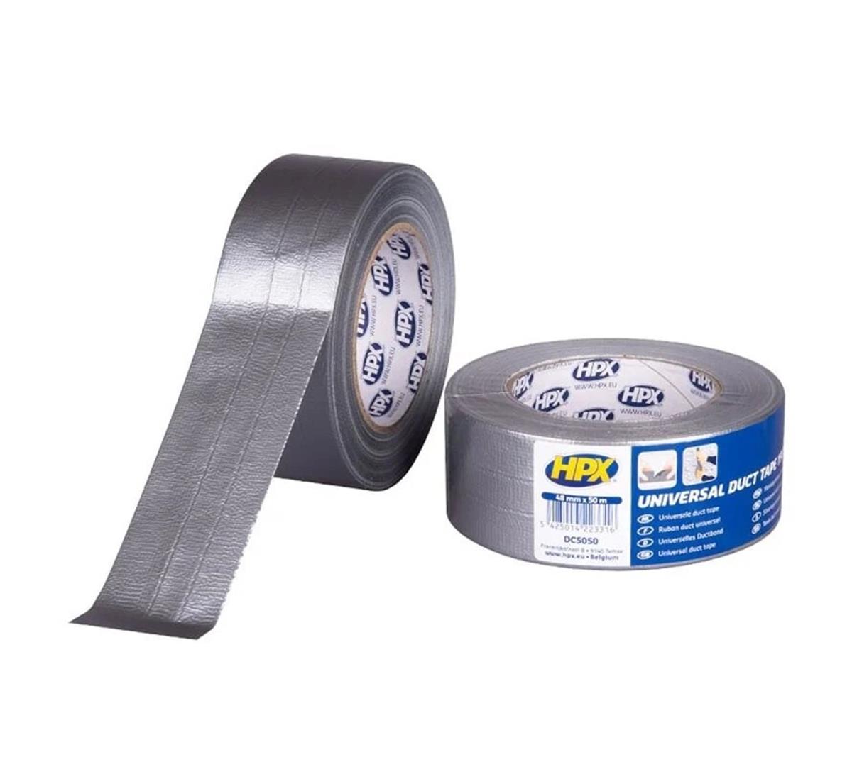 HPX - Duct Tape 1900 - Zilver - 48mm x 50m HPX - Duct Tape 1900 - Zilver - 48mm x 50m