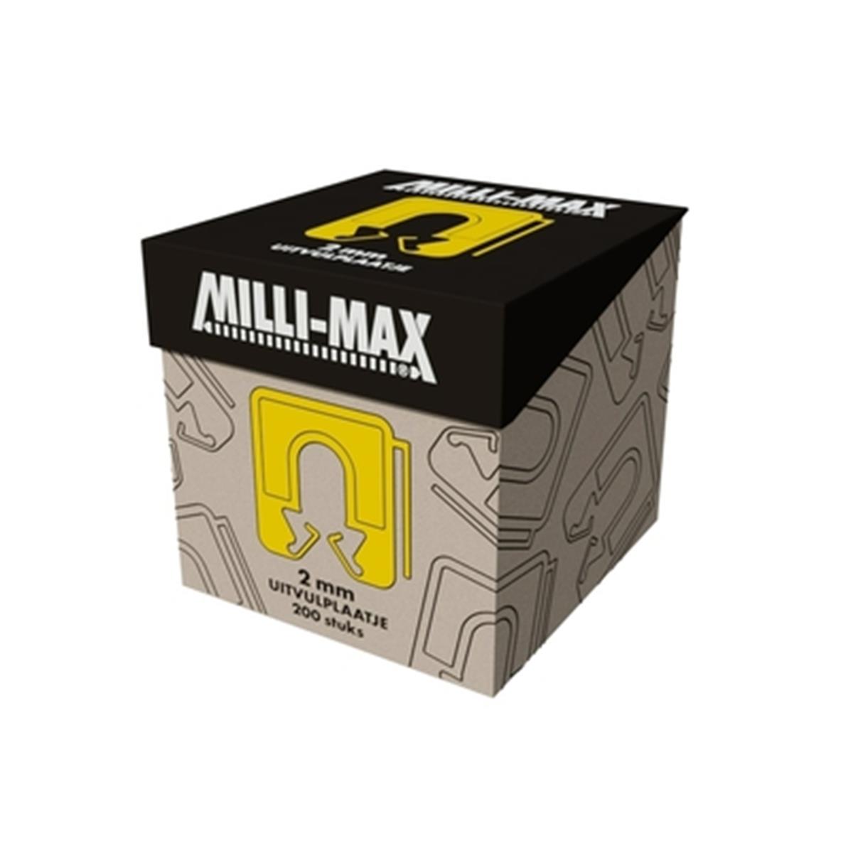 Milli-max uitvulplaatje 2mm geel | FixMasters Milli-max uitvulplaatje 2mm geel | FixMasters