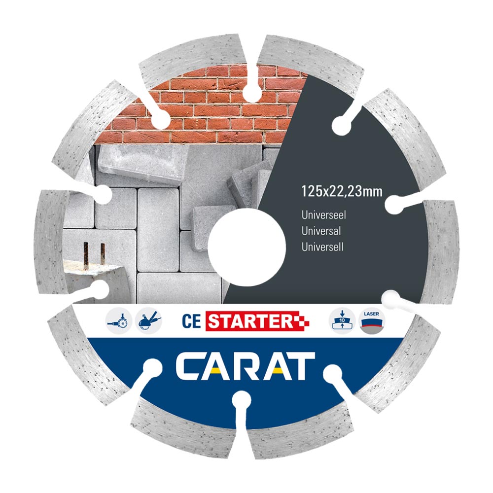 Carat - Diamantzaagblad - Universeel - Ø125 x 22,23 mm