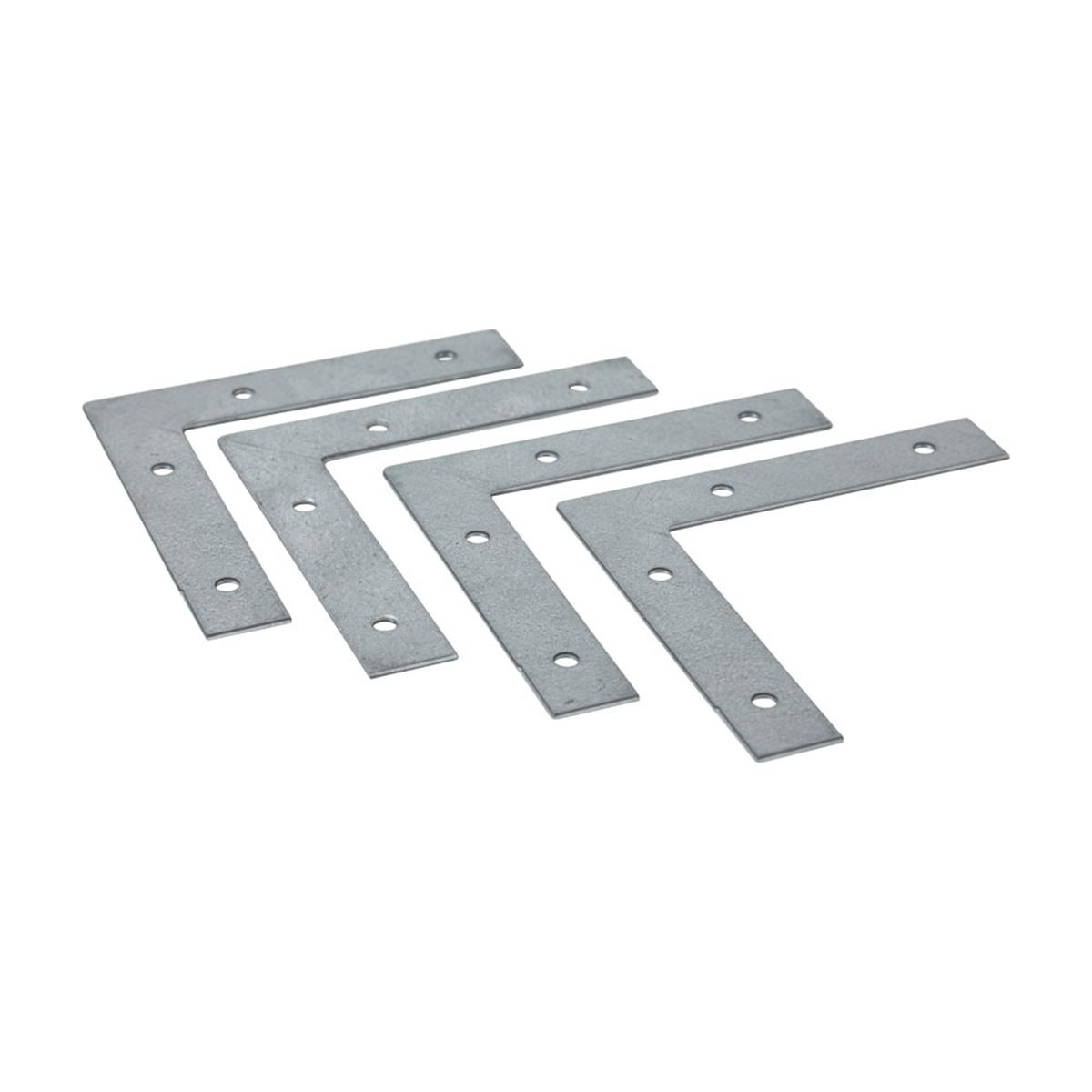 Raamhoeken - 100 mm - Verzinkt (4 stuks) Raamhoeken - 100 mm - Verzinkt (4 stuks)