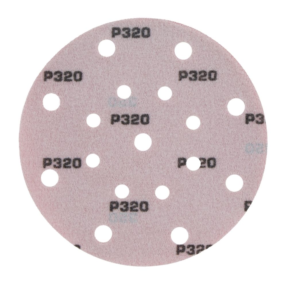 Radix Pro schuurschijven klittenband 150mm P320 met 17 stofgaten (50 stuks) Radix Pro schuurschijven klittenband 150mm P320 met 17 stofgaten (50 stuks)