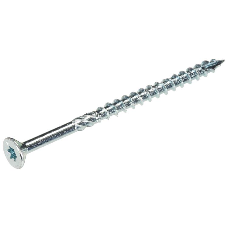 Woodies Ultimate houtschroeven - Torx T20 platkop - 5x80mm verzinkt deeldraad - 200 stuks Woodies Ultimate houtschroeven - Torx T20 platkop - 5x80mm verzinkt deeldraad - 200 stuks