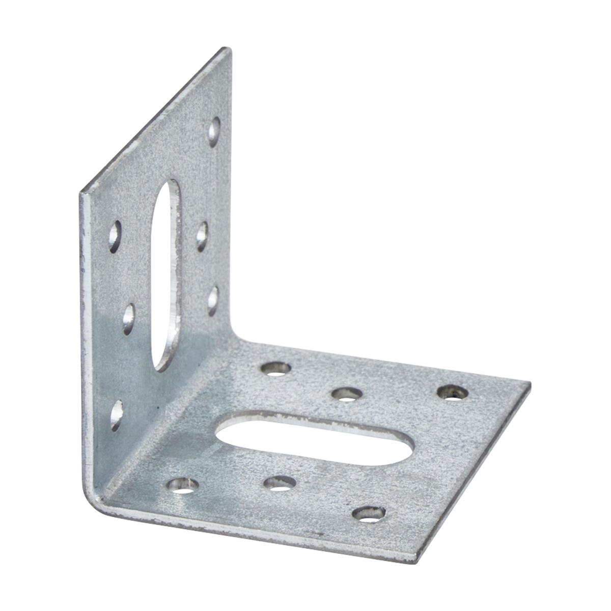 Hoekanker vlak 50 x 50 x 58 x 2.5 mm verzinkt | FixMasters