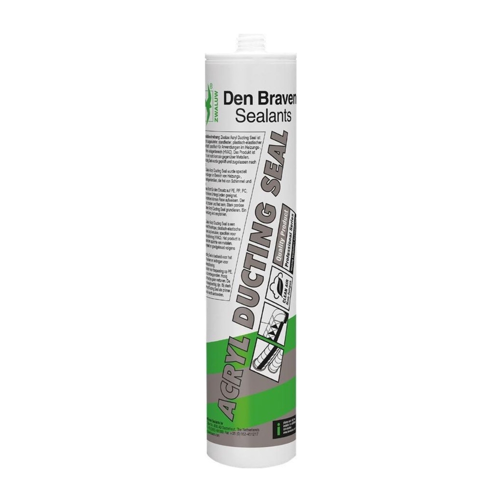 Zwaluw - Acryl ducting seal - 310 ml - Zilvergrijs Zwaluw - Acryl ducting seal - 310 ml - Zilvergrijs
