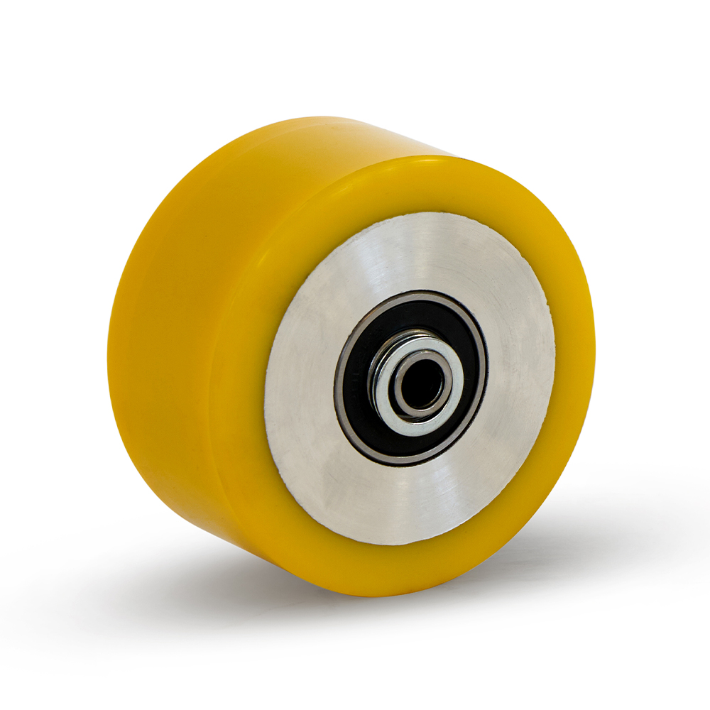 Zwenkwiel polyurethaan - Ø80mm - draagvermogen 300kg Zwenkwiel polyurethaan - Ø80mm - draagvermogen 300kg