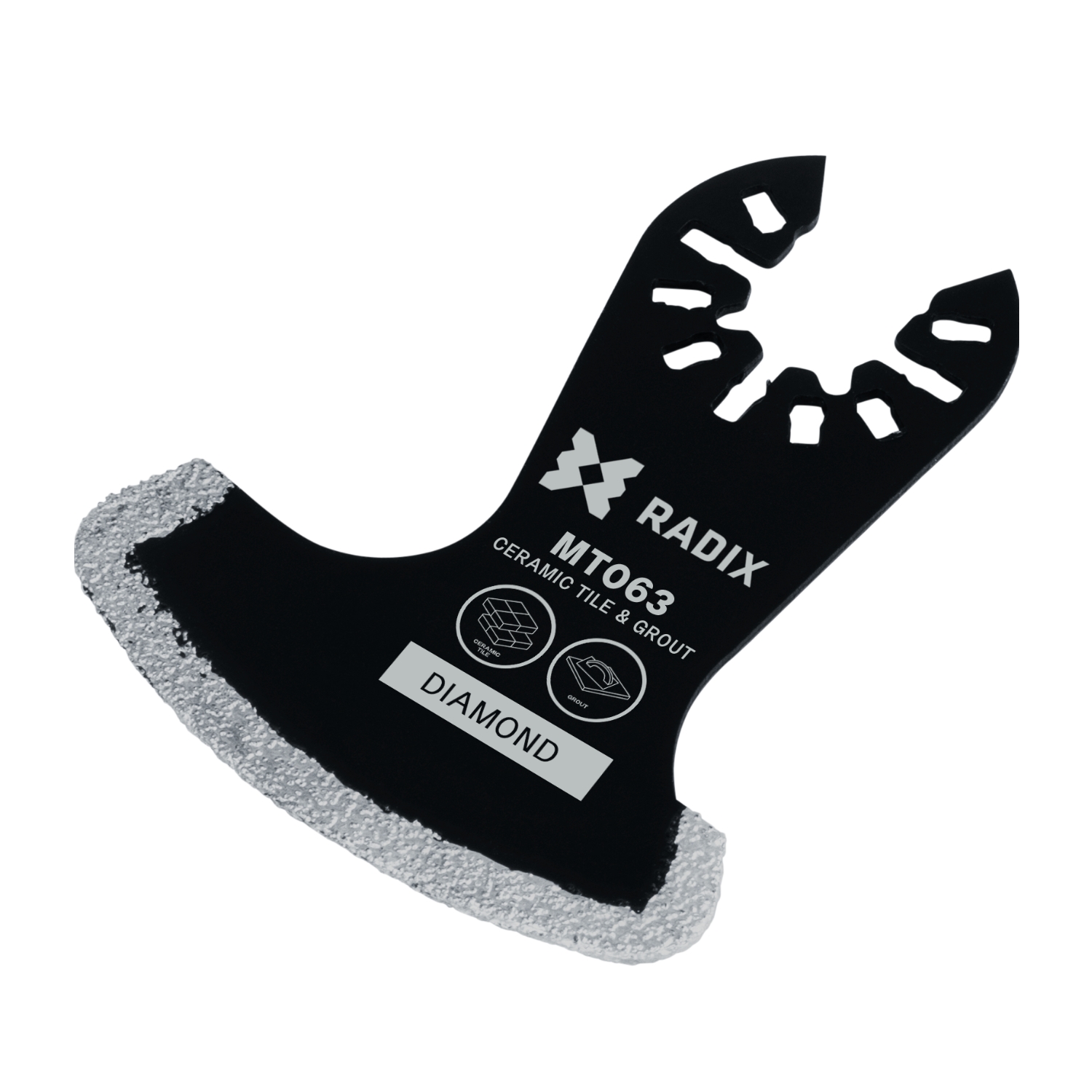 Radix Multitool zaagblad diamant segment 58.7mm 30-40 grit | FixMasters