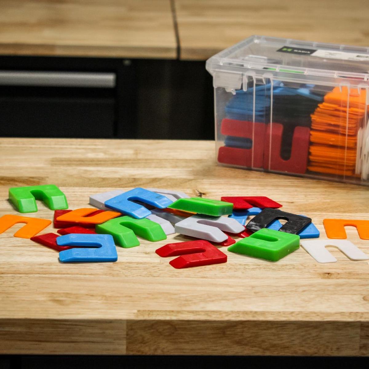 Radix uitvulplaatjes 1 T/m 10mm 50 x 47mm mix | FixMasters