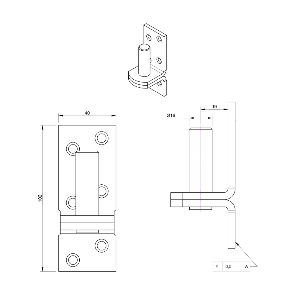 Plaatduim 16 mm verzinkt | FixMasters Plaatduim 16 mm verzinkt | FixMasters