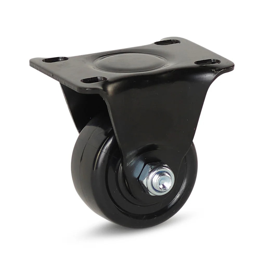Nylon bokwiel zwart - Ø50mm - 150kg draagkracht